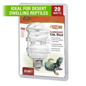 Zilla Fluorescent Coil Bulb Desert, 20W