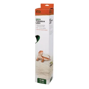 Zilla Reptile Terrarium Liners, Green 75/90 gal