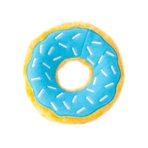 ZippyPaws Donutz Dog Toy Blueberry, Medium
