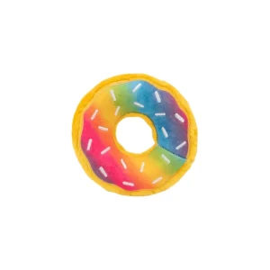 ZippyPaws Donutz Dog Toy Rainbow, Medium
