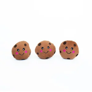 ZippyPaws Miniz Dog Toys Cookies X-Small, 3 pk