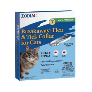 Zodiac Breakaway Flea and Tick Cat Collar for Cats 1 ct