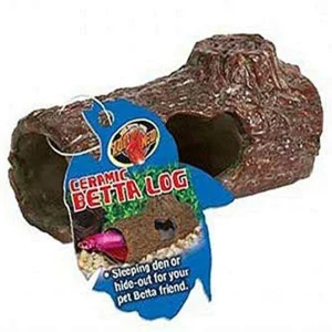 Zoo Med Laboratories Betta™ Ceramic Log for Fish - 4.25 Inch