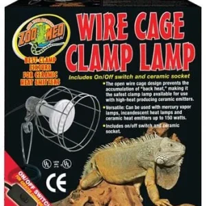 Zoo Med Laboratories Repti Wire Cage Clamp Lamp