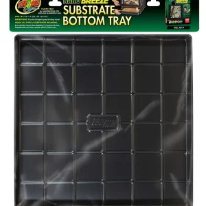 Zoo Med Nano Breeze Substrate Bottom Tray Black 10 in x 10 in (D)
