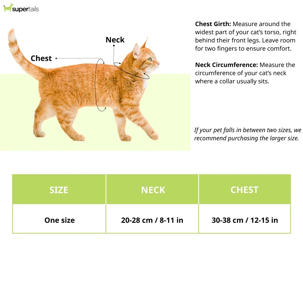 Zoomiez Adjustable Solar Printed Soft Mesh Harness for Cats - Image 2