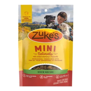 Zuke's Dog Mini Naturals Duck Recipe Dog Treats, 1 lb