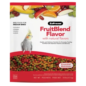 ZuPreem FruitBlend Bird Food Medium Birds 10 lb