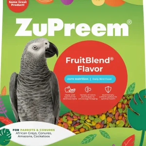 ZuPreem FruitBlend Flavor Bird Food Parrots & Conures 10 lb